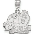 thumbnail image 1 of Sterling Silver Rh-Plated Logoart Old Dominion University Medium Pendant (21 X 18) Made In United States ss003odu, 1 of 5