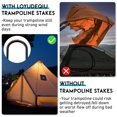 thumbnail image 5 of Estacas De Trampolín, Viento Fuerte, Anclajes De Trampolín Resistentes De 12 Pulgadas, 8 Piezas Con Gancho En T, Estacas De Viento De Acero Galvanizado En Forma De U Para Trampolín (Tipo U Negro, 8 Pi, 5 of 5