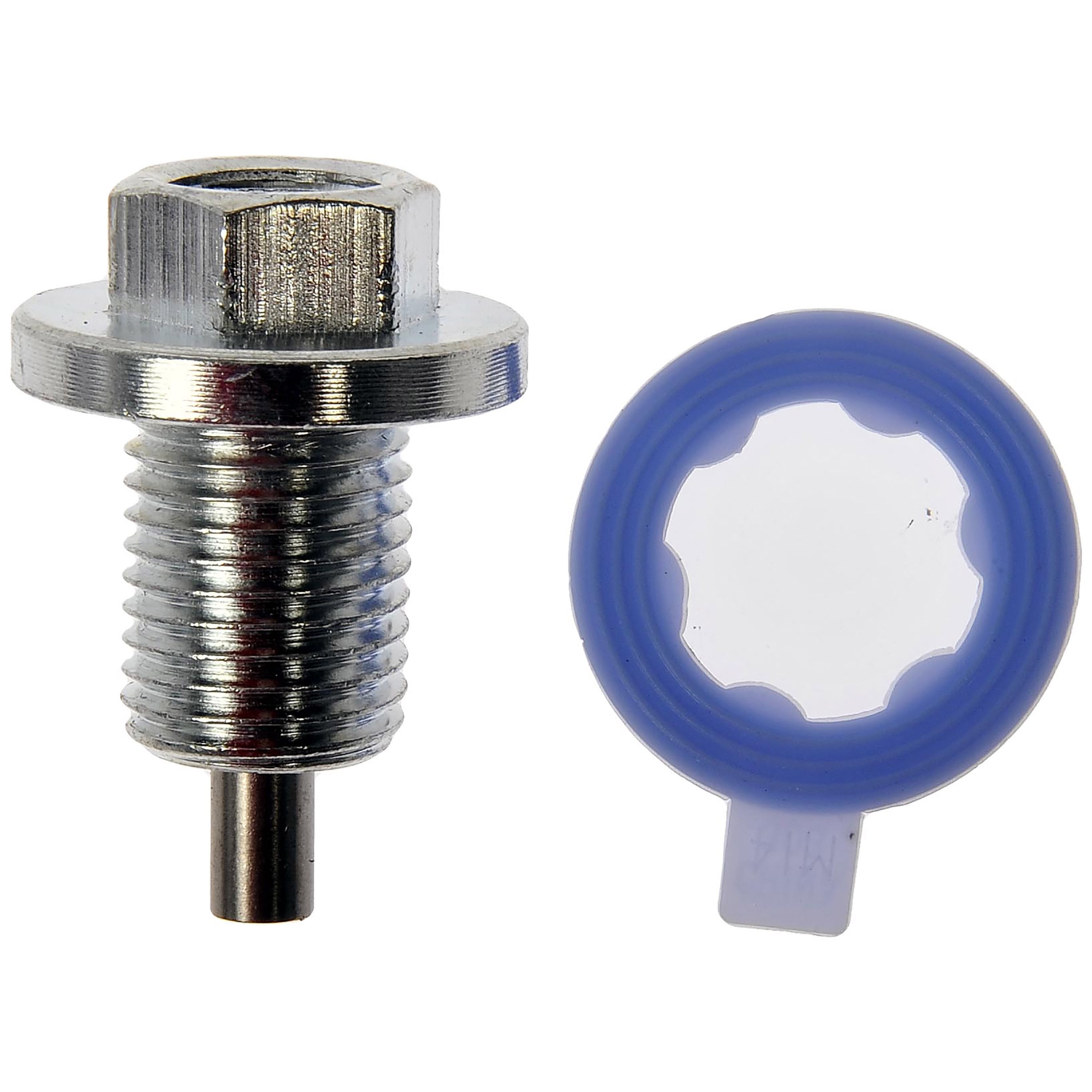 Dorman 090-036 Engine Oil Drain Plug for Specific Dodge / Honda / Plymouth Models, Silver (Pack of 5)