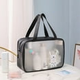 thumbnail image 3 of HOTWINTER Lage Capacity PVC Clear Cosmetic Bag Travel Toiletry Bag Wash Bag Gym Bag, 3 of 4