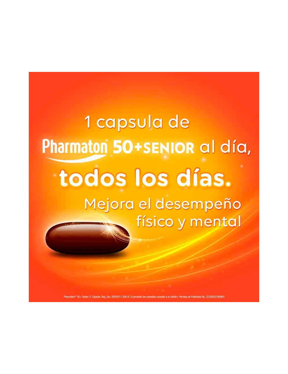 Pharmaton 50+Senior Con Envase Con 60 Cápsulas Pharmaton CREMA