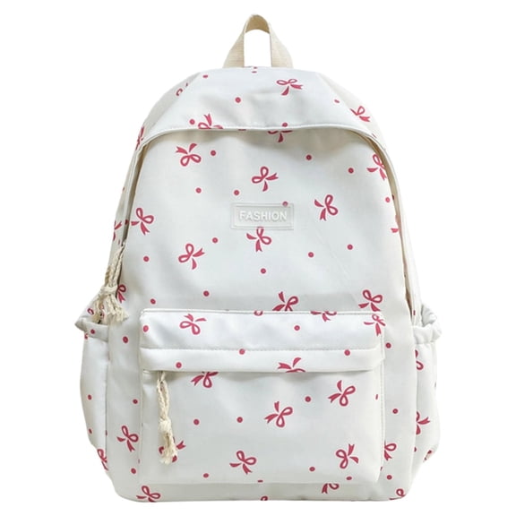 Bow Backpack Bowknot Backpack Set For Students Cute Aesthetic Daypack With Bow