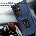 thumbnail image 4 of Funda para GANGXUN Samsung Galaxy S24 Ultra - Soporte metálico, Función magnética, Azul, 4 of 5