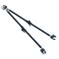 thumbnail image 1 of Aluminum Folding Coupling Connection Bike Trailer, Quick Release Clamps for Garden Carts, Compatible with Standard Bicycles, 1 of 5