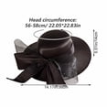thumbnail image 2 of Wiywef French Style Fascinator with Bow Women's Bowler Hat Elegant Bridal Cap for Halloween Wedding Formal Events Head Accessory, 2 of 7