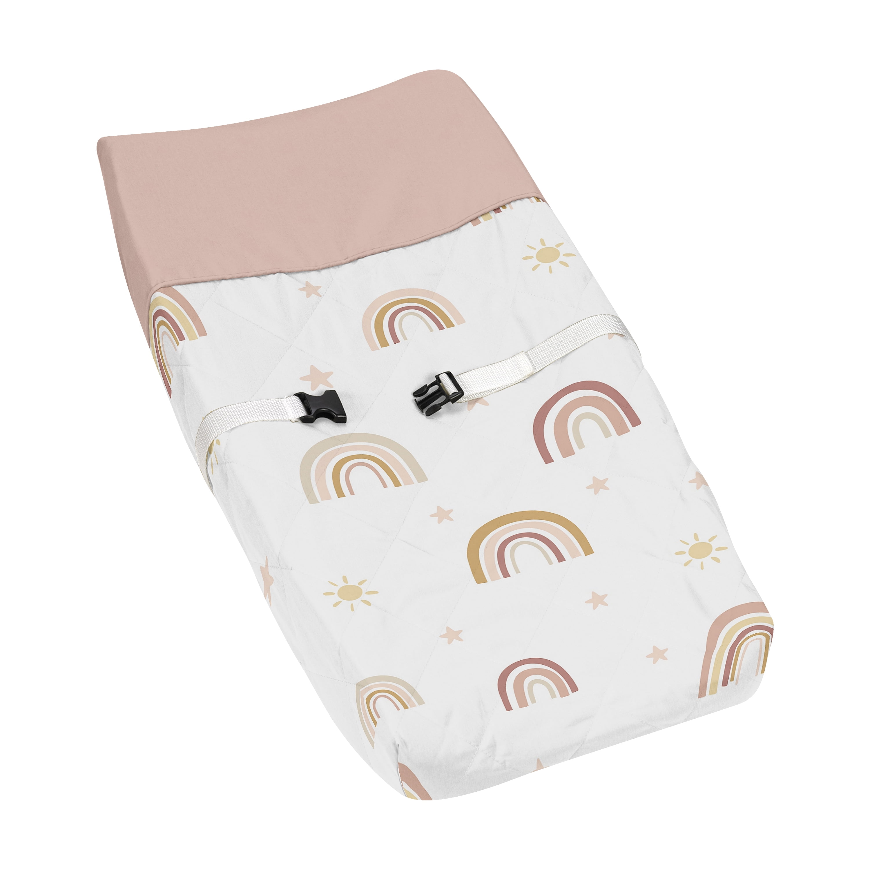 Boho Rainbow Changing Pad Cover by Sweet Jojo Designs