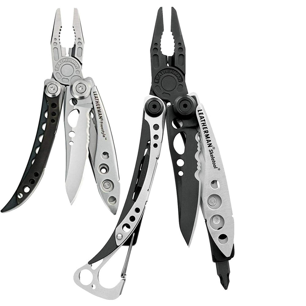 LEATHERMAN Skeletool Multitool, Limited Edition + LEATHERMAN Freestyle