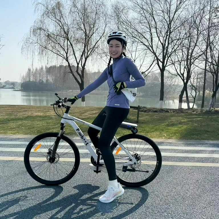 Electric Bike Conversion Kit Up to 31 Miles Range Pedal Assist for Mountain Bike and Road Bike Wireless Control 12V 10AH Chargeable