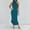 A_ Navy, variant on SMihono Formal Satin Dress for Women Minimalist Elegant Crewneck Sleeveless Long Slit Side Cocktail Party Dresses Brown S
