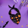 thumbnail image 6 of Halloween Washable Pet Neckerchief Black Purple 1 Pc 5.9x3.15x0.39 Inches, 6 of 6