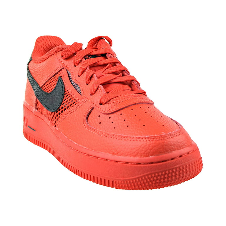 Nike Air Force 1 LV8 (GS) Big Kids' Shoes Habanero Red-White-Black  dh9596-600 