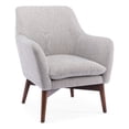 thumbnail image 1 of Chaise d'Appoint Paris en Tissu Performance Polyester Beige Avoine, 1 of 13
