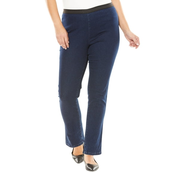 Jessica London Women's Plus Size Stretch Denim Straight-Leg Jegging