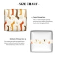 thumbnail image 5 of Tissue Dachshund Box Cover Holder, Square by Xecao - Leather Decorative Organizer for Tabletop, Bathroom, Car, Office, 5 of 8