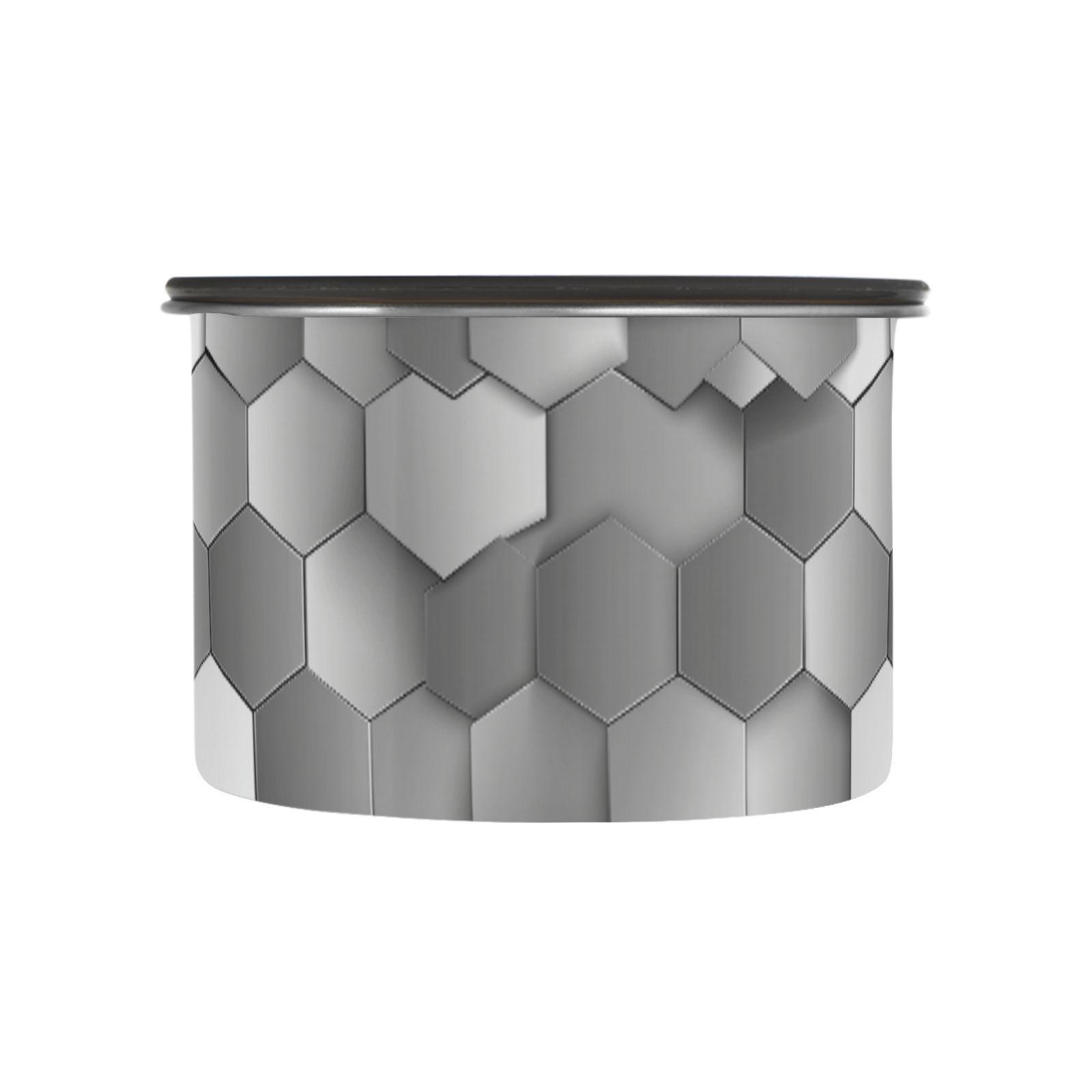Geometric 3d Hexagon Honeycomb Airtight Coffee Bean Canister 30oz Food Storage Containers with Lids For Gournd, Tea, Sugar, Flour, Rice, Cereal, Candy Cookie Jar