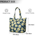 thumbnail image 5 of Daisy Women's Large Weekend Travel Bag Moving Canvas Handbag Thick Double Layer Beach Weekend Travel Unisex Hospital Maternity Delivery with Toiletry Waterproof, 5 of 5