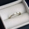 thumbnail image 2 of 1Ct 3 Stone Baguette Cut Lab Created Diamond Wedding Band Ring 14K White Gold Plated 925 Silver, 2 of 3