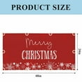 thumbnail image 5 of Merry Christmas 1 Piece Winter Snowflake Red Magnetic Fluorescent Light Covers, 2x4 Ft, Magnetic Light Covers for Ceiling Lights Classroom Office Home Decor, 5 of 9