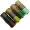 Super-Lon Cord - Summer Mix - Twelve 77 Yard Spools / Size 18 Cord