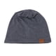 thumbnail image 2 of Gorro de punto Jumpingount para hombre y mujer transpirable cálido color sólido gorro elástico Unisex Sombreros Armada, 2 of 6