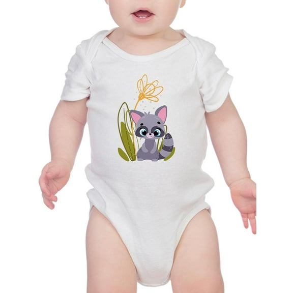 Raccoon And Dandelion Bodysuit Infant -Image by Shutterstock, 24 Months
