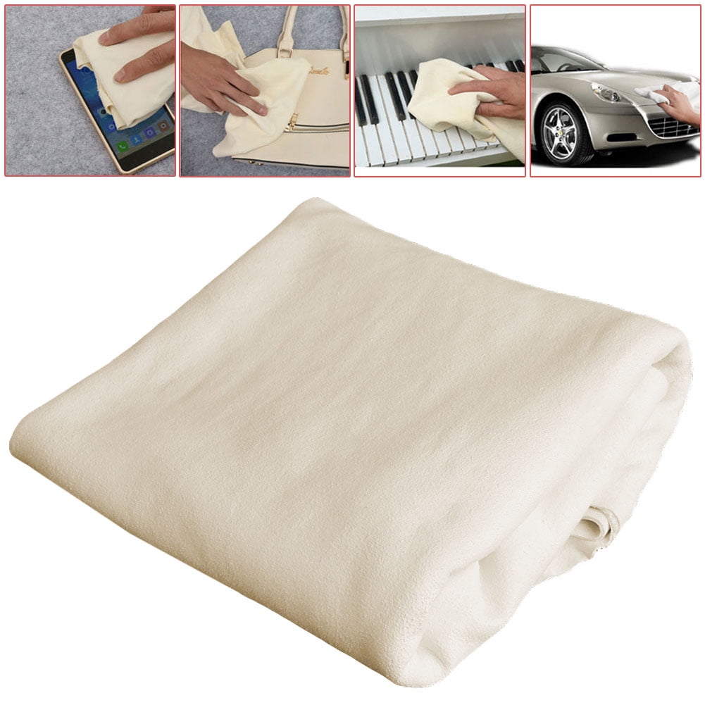 Genuine Super Soft Chamois Leather Car Drying Cleaning Valeting Shammy Cloth NEW 