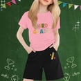thumbnail image 2 of Gelikeya Preppy Girls Clothes Girls Clothes Size 7 Summer Outfits for Girls 10-12 Toddler Girl 2 Piece Outfits Cute Girl Clothes (Pink, 10-11 Years), 2 of 4