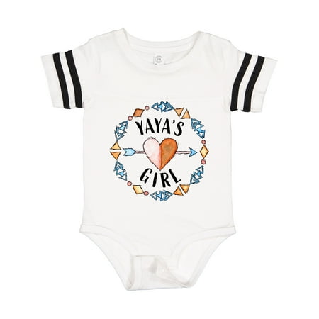 

Inktastic Yayas Girl- Arrow Heart Circle Gift Baby Girl Bodysuit
