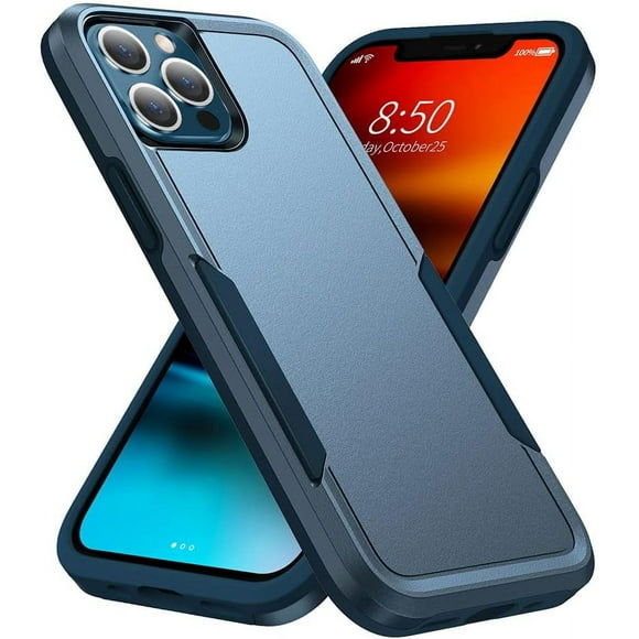 Designed for iPhone 12 Pro Max Heavy Duty Case, Protection Shockproof Dropproof Dustproof Anti-Scratch Phone Case Cover for iPhone 12 Pro Max Heavy Duty Case, Navy Blue