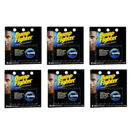 Bump Fighter Refill Cartridge Blades for Men - 5 ea. (Pack of 6)