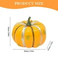 thumbnail image 3 of BinKFF Halloween Decorations Indoor - Halloween Pumpkin Decor - Black White and Orange Pumpkins Artificial Pumpkins for Crafts Fall Decorations for Home Halloween Thanksgiving Decor, 3 of 7