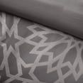 thumbnail image 2 of 7-Piece Luxury Comforter Set in Grey Geometric Floral Print, King, 2 of 5