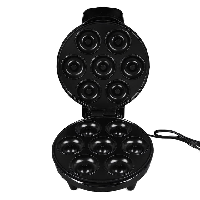 Mini Machine à Beignets 1200W pour Faire 7 Beignets, Température Réglable, Antiadhésive, Machine à Crêpes, Prise US 110V