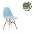 thumbnail image 2 of Porthos Home April Mid-Century Dining Chair Blue, 2 of 5