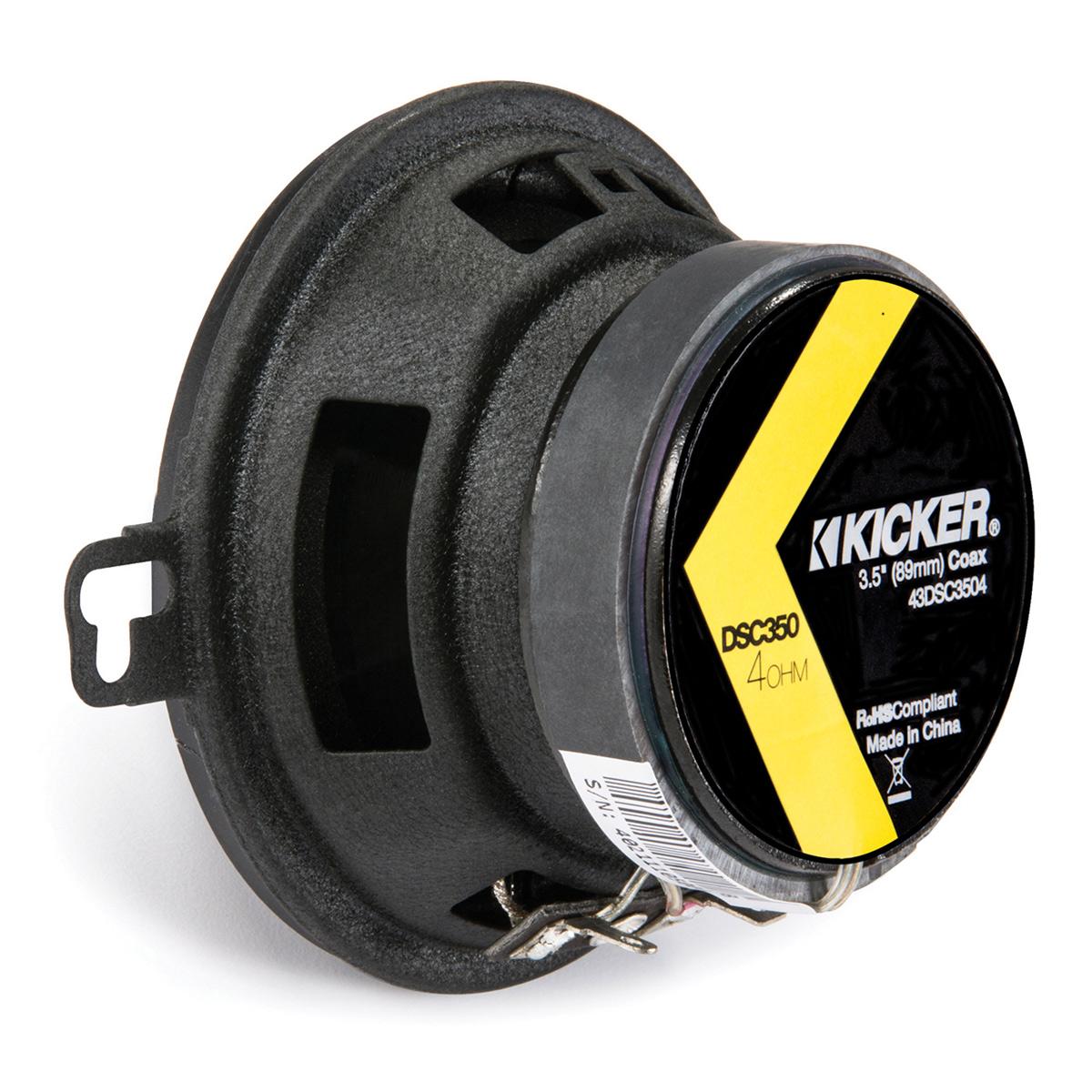 Kicker 3.5" 80 Watt 2-Way Car Audio Speakers DSC35 DS35 Coax, Set of 2 - image 3 of 8