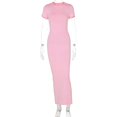thumbnail image 4 of Soft Glam Maxi Dress (S, CoffeeBrown), 4 of 7