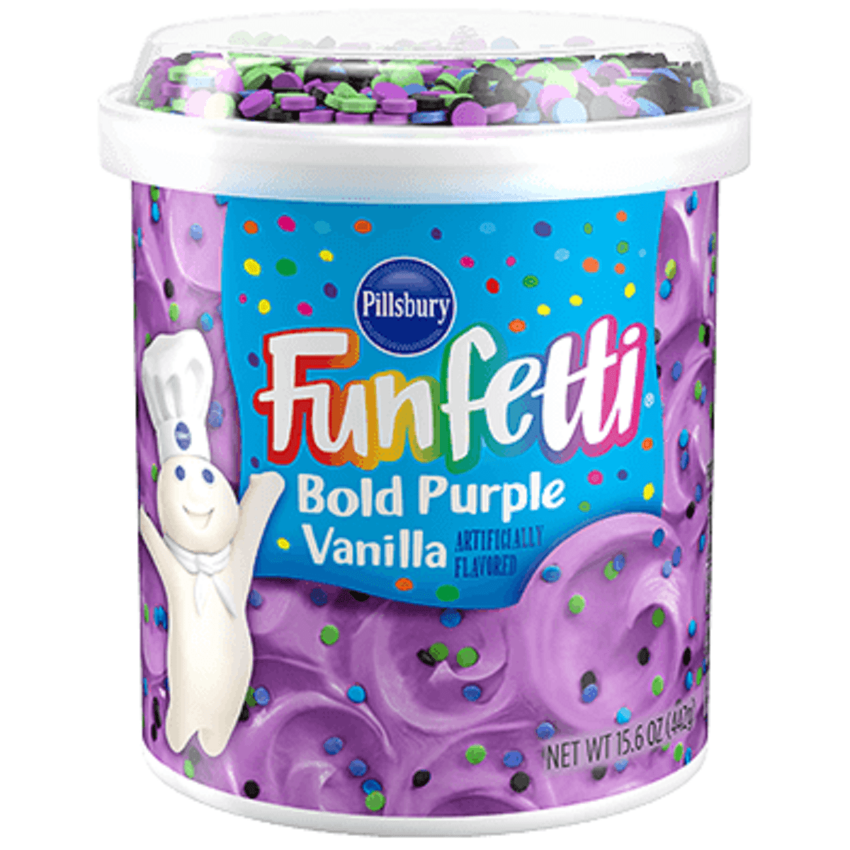 Pillsbury Funfetti Purple Frosting 15.6 oz