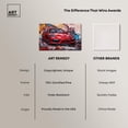 thumbnail image 6 of Porsche Pulse Canvas Lux Car Paintings by Art Remedy, Gallery Wrapped, 54" x 36", 6 of 7