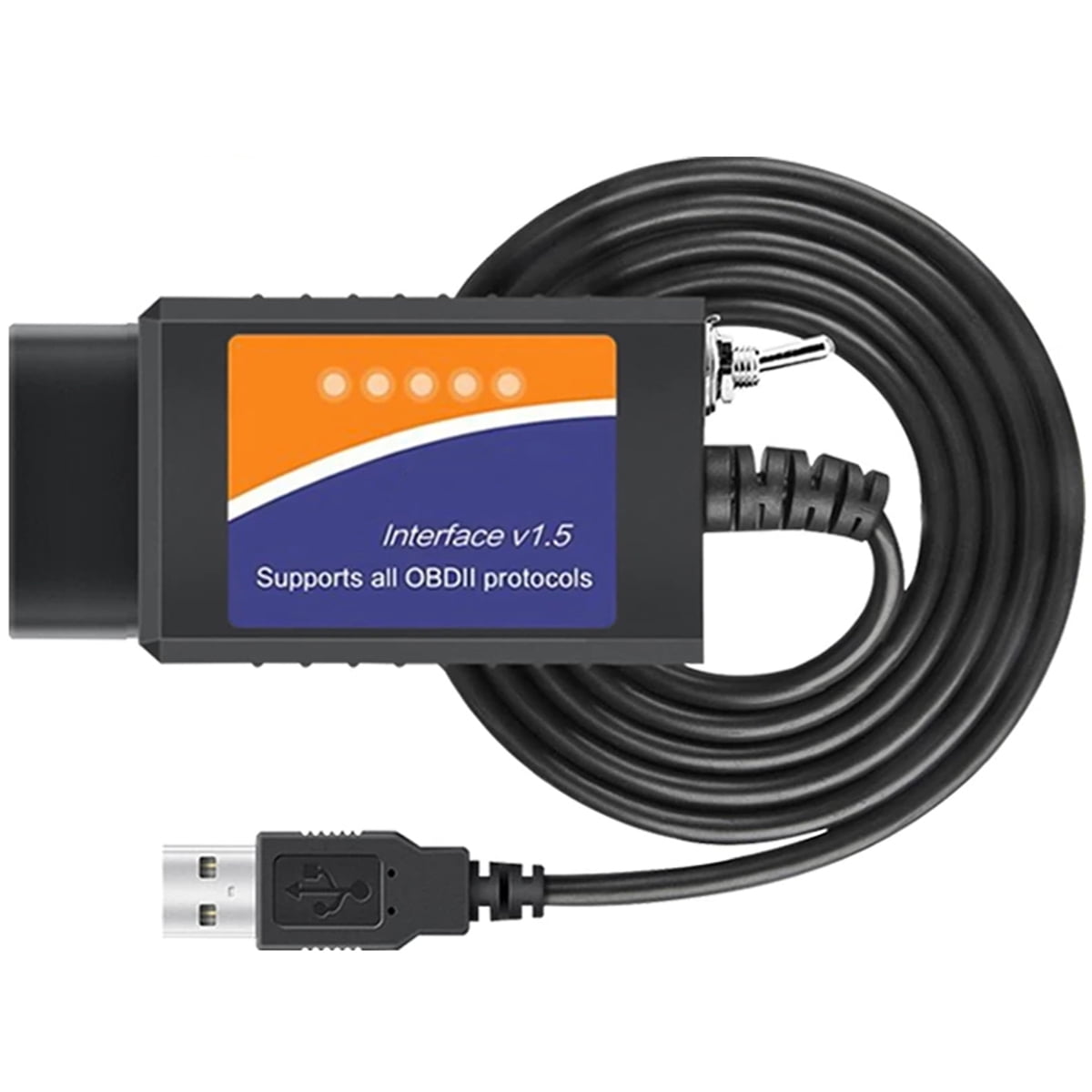 ELM327 OBD2 USB Adapter for Windows OBD2 Car Scanner Wire Auto FORScan Tool Diagnostic Coding Tool with MS-CAN/HS-CAN Switch for F150 F250 F350 F450 S-Max C-Max Transit - Walmart.com