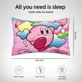 thumbnail image 4 of Throw Pillow Covers 20x30 Inch Inch, Kirby Decorative Pillow Case for Sofa Couch Chair Bedroom Modern Decor, 4 of 7