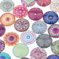 thumbnail image 3 of 70 Unidades De Cristal Cabochons Colgante Charm Dome Imagen Impresa Para Joya Artesanía 1, 3 of 9