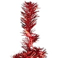 thumbnail image 5 of Northlight Pre-Lit Artificial Tinsel Christmas Tree - 9' - Red - Clear Lights, 5 of 6