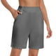 thumbnail image 2 of WILLBEST Pantalones Capri Casuales para Mujer, de Verano, Elásticos, Hasta La Rodilla, para Entrenamiento, Yoga, Informales, con Cintura Elástica, con Bolsillos, Talla 88 Extra Grande, 2 of 5