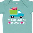 thumbnail image 4 of Inktastic Nana Loves Me Grandson Boys Boys Baby Bodysuit, 4 of 5
