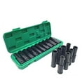 thumbnail image 5 of 10pcs 1/2in Deep Drive Impact Socket Set 6‑Point 8‑24mm Carbon Steel Auto Repairing Tool, 5 of 5