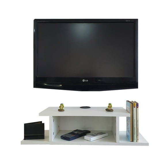 Repisa TV Flotante, Moderna Y Elegante Consola Multiusos DECOMOBIL Repisa TV Flotante, Moderna Y Elegante Consola Multiusos