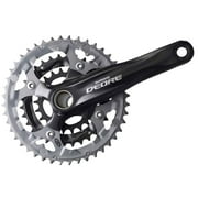 Shimano Deore M590 9-Speed 175mm 22/32/44t Crankset Black with Bottom