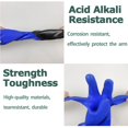 thumbnail image 2 of Guantes de pesca LIICHAAO, largos, impermeables, resistentes a productos químicos, XL, 2 of 7