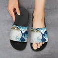 thumbnail image 6 of GZHJMY Stylish Slides for Women Men, The Great Wave of Kanagawa Soft Flexible Slip-on Sandals Slippers, 6 of 7