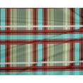 thumbnail image 4 of oneOone Tissu Polyester Lycra Madras Décor à Carreaux Tissu Imprimé BTY 56 Pouces de Large, 4 of 4